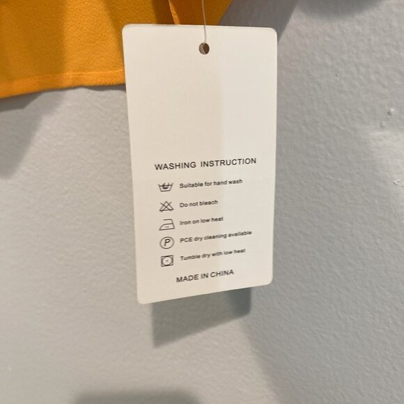 Orange Loose Fit NXH Blouse - Size Small - Picture 5 of 6